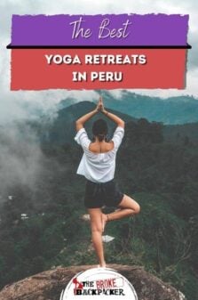 Best Yoga Retreats in Peru Pinterest Image