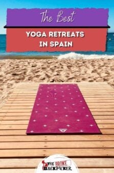 Best Yoga Retreats in Spain Pinterest Image