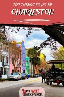 Things to do in Charleston Pinterest Image