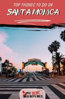 Things to do in Santa Monica Pinterest Image