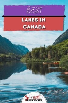 Best Lakes in Canada Pinterest Image