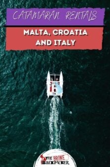 Places to Visit: Catamaran rentals in Malta, Croatia and Italy Pinterest Image