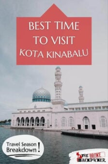 Best Time to Visit Kota Kinabalu Pinterest Image