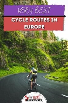 The Very Best Cycle Routes in Europe Pinterest Image