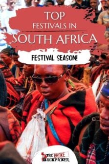 Festivals in South Africa Pinterest Image