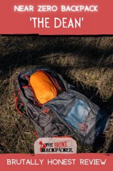Review of Near Zero ‘The Dean’ Backpack Pinterest Image