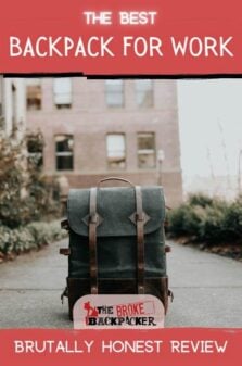 The Best Backpack For Work Pinterest Image