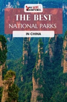 National Parks in China Pinterest Image