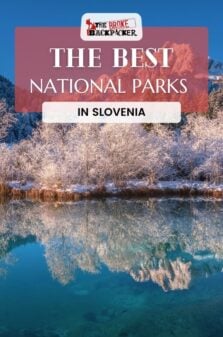 National Parks in Slovenia Pinterest Image