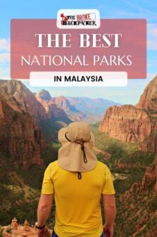 National Parks in Malaysia Pinterest Image
