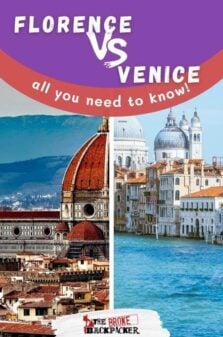 Florence vs Venice Pinterest Image