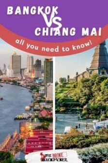 Bangkok vs Chiang Mai Pinterest Image