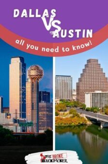 Dallas vs Austin Pinterest Image