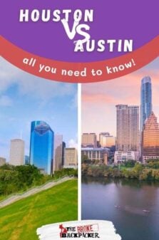 Houston vs Austin Pinterest Image