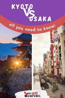 Kyoto vs Osaka Pinterest Image