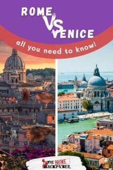 Rome vs Venice Pinterest Image