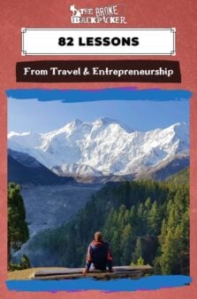 Lessons From Travel and Entrepreneurship Pinterest Image