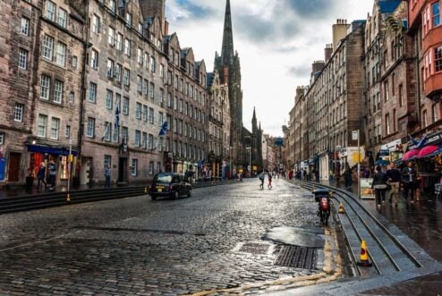 backpacking Edinburgh