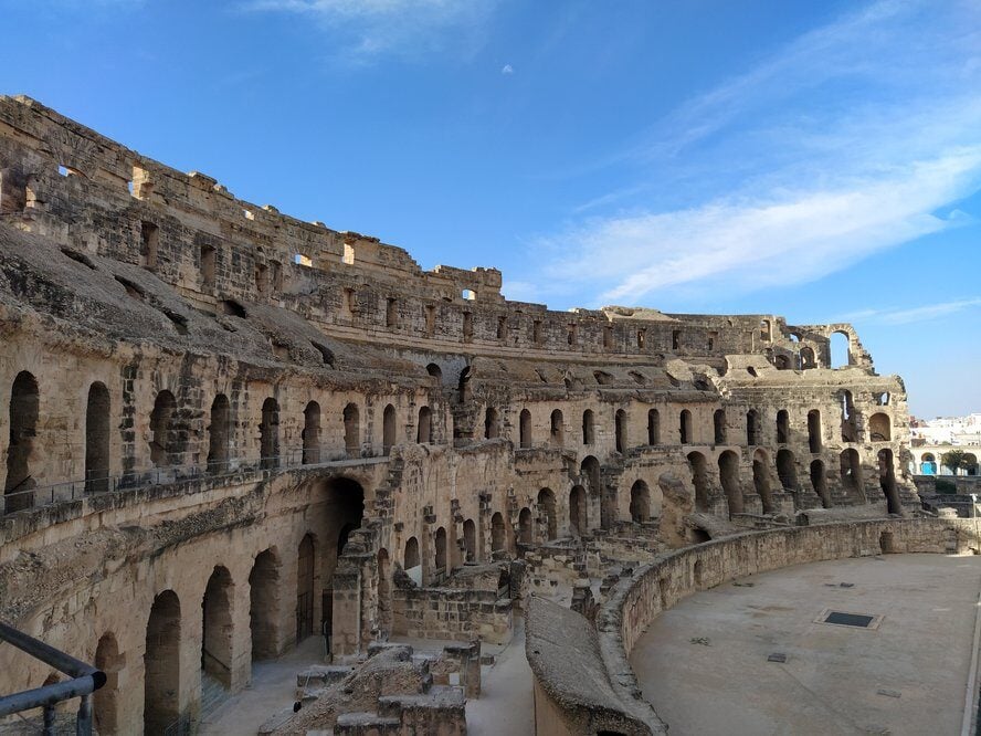 El Jem gladiatorial Colesseum