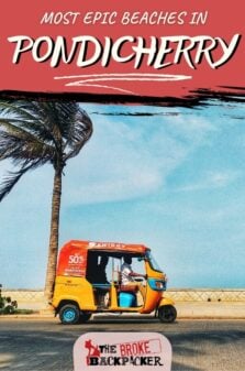 Best Beaches in Pondicherry Pinterest Image