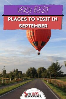 Best Places to Visit in September Pinterest Image