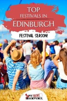 Festivals in Edinburgh Pinterest Image