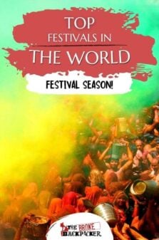 Best Festivals in the World Pinterest Image