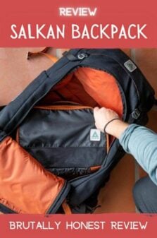 Salkan Backpack Review Pinterest Image