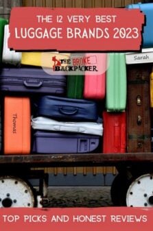 The 12 VERY Best Luggage Brands of 2023 Pinterest Image