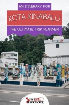 Kota Kinabalu Itinerary Pinterest Image