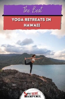 Best Yoga Retreats in Hawaii Pinterest Image
