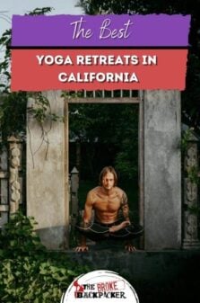 Best Yoga Retreats in California Pinterest Image