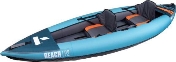 TAHE Beach LP2 Tandem Inflatable Kayak with Paddles