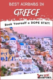 Best Airbnbs in Greece Pinterest Image