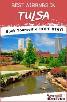 Best Airbnbs in Tulsa Pinterest Image