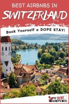 Best Airbnbs in Switzerland Pinterest Image