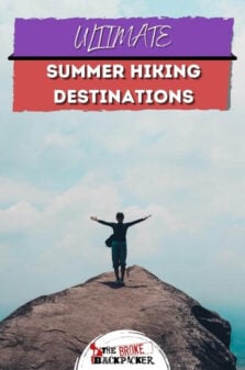 The Ultimate Summer Hiking Destinations: From the Heart of America to Exotic Escapes Pinterest Image