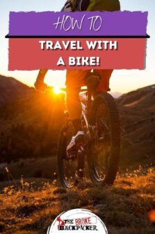 How To Travel With a Bike – ALL You Need to Know Pinterest Image