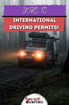 Introduction to International Driver’s Permits: Why You Need One and How To Get One Pinterest Image