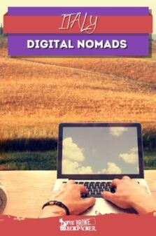 Digital Nomads in Italy Pinterest Image