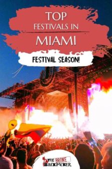 Festivals in Miami Pinterest Image