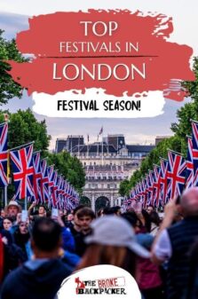 Festivals in London Pinterest Image