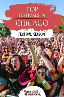 Festivals in Chicago Pinterest Image