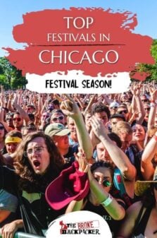 Festivals in Chicago Pinterest Image