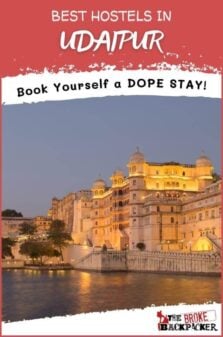 Best Hostels in Udaipur Pinterest Image