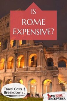 Is Rome Expensive Pinterest Image