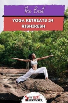 Best Yoga Retreats in Rishikesh Pinterest Image