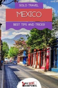 Solo Travel in Mexico Pinterest Image