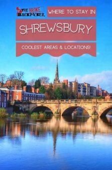 Where to Stay in Shrewsbury Pinterest Image