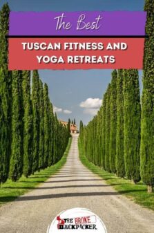 Tuscan Fitness and Yoga Retreats Pinterest Image